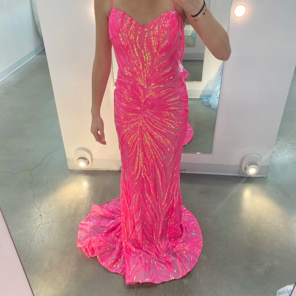 JOVANI pink prom dress size 00